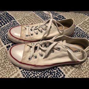 white converse in pretty good condition!